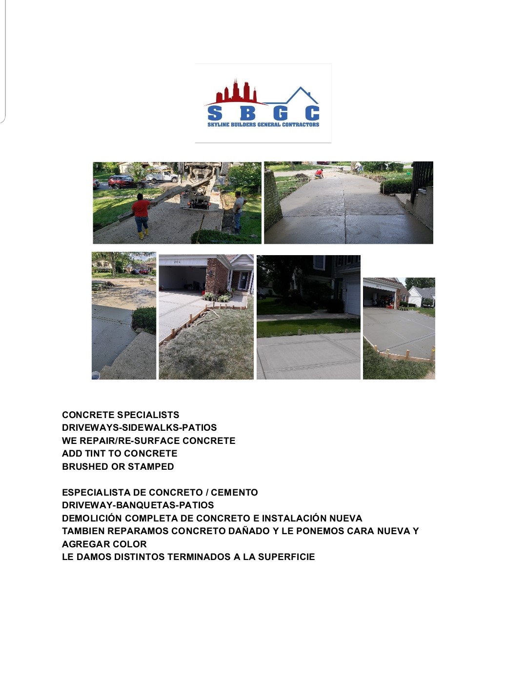 Concrete Resurfacing